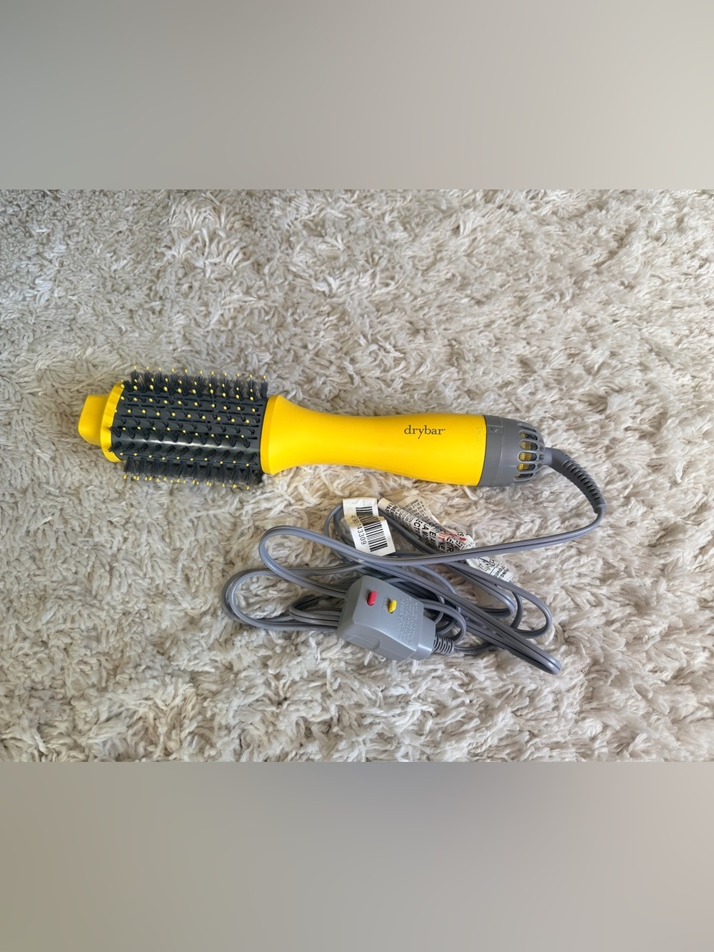 Drybar Double Shot Blow‑Dry Brush | Oval Hot Air Brush | Yellow